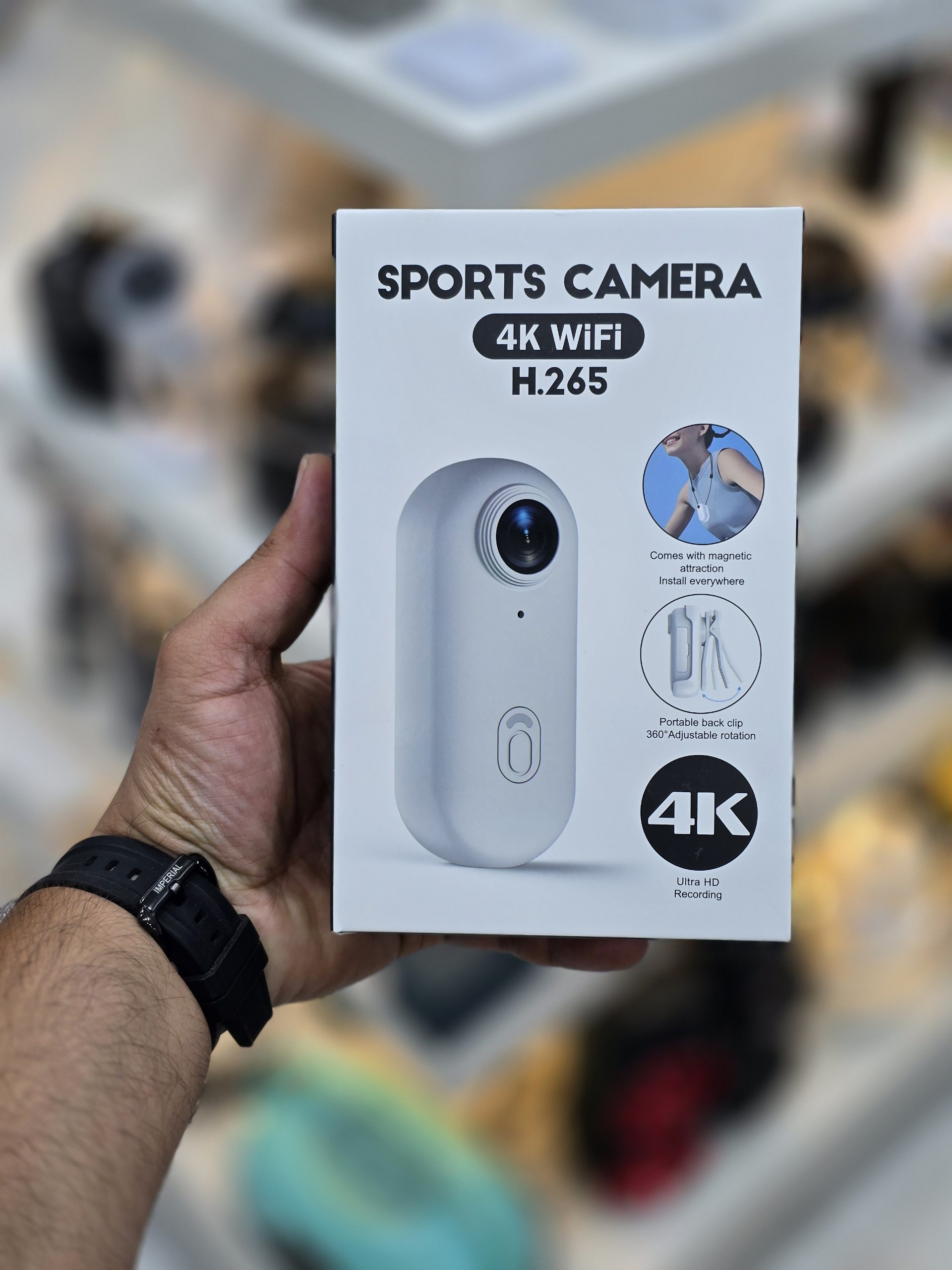 دوربین ورزشی sports camera مدل H.265 4K